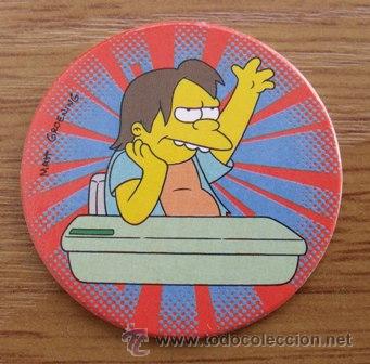 Juguetes antiguos y Juegos de colecci&oacute;n: Tazo n&ordm; 24 The Simpsons - Magic Box INT.