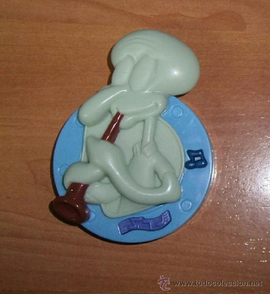 Juguetes antiguos y Juegos de colecci&oacute;n: CALAMARDO CON TROMPETA DE BOB ESPONJA CON M&Uacute;SICA DE MCDONALD'S. MC DONALD'S. MCDONALDS. MC DONALDS.