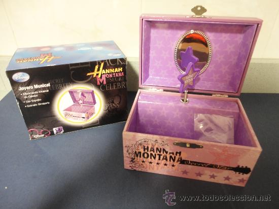 Juguetes antiguos y juegos de colecci&oacute;n: joyero musical  hannah montana - Nuevo