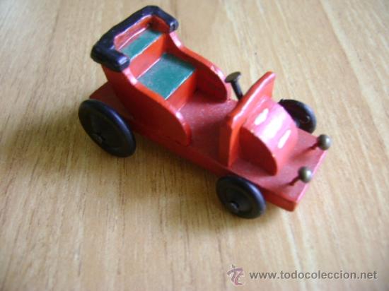 Giocattoli antichi e Giochi di collezione: Antiguo coche de madera Goula