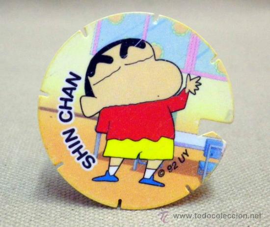 Juguetes antiguos y Juegos de colecci&oacute;n: PREMIUM GREFUSA, CAPS,  CAP, TAZO, SHIN CHAN, 1983