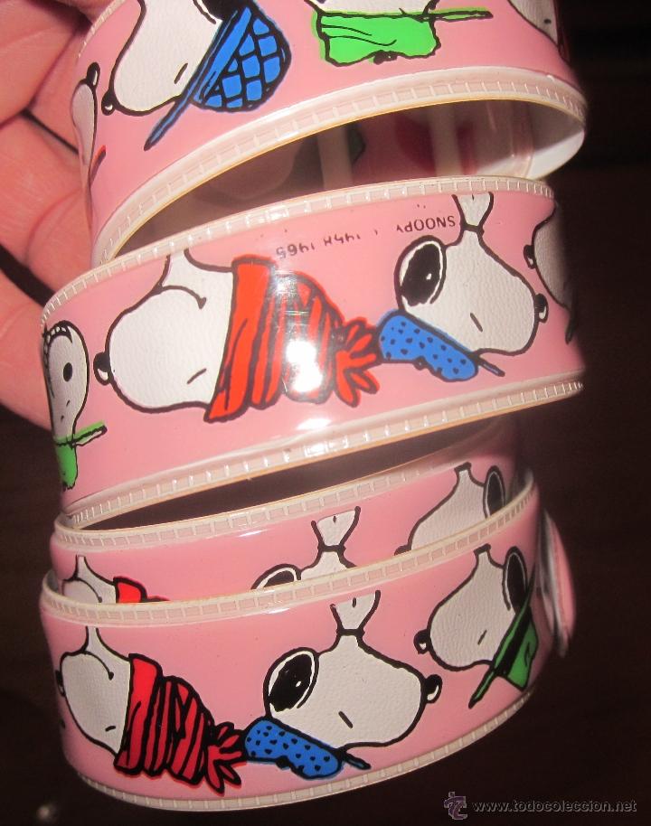 Juguetes antiguos y Juegos de colecci&oacute;n: CINTUR&Oacute;N ROSA DE SNOOPY,WALT DISNEY,CAJA DE CELULOIDE,1958-65,A ESTRENAR