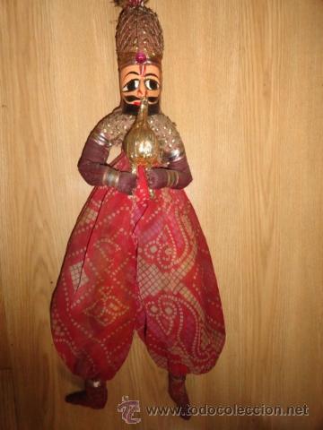 Juguetes antiguos y Juegos de colecci&oacute;n: MARIONETA FAKIR FAQUIR ARABE 60 CM
