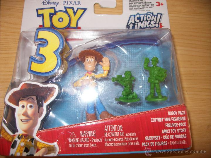Juguetes antiguos y juegos de colecci&oacute;n: TOY STORY 3 &ndash; DUO DE FIGURAS &ndash; WOODY + SOLDADOS &ndash; PRECINTADO &ndash; DISNEY &ndash; MATTEL