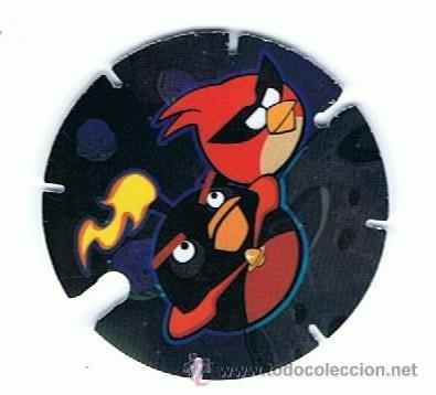 Juguetes antiguos y Juegos de colecci&oacute;n: CROMO TAZO ANGRY BIRDS SPACE 12