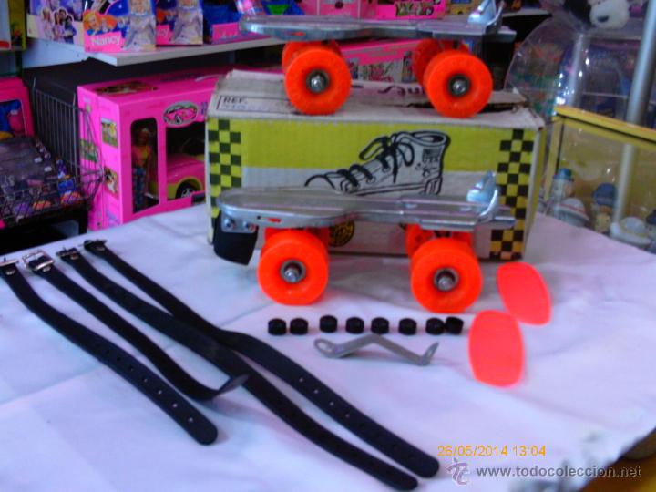 Juguetes antiguos y juegos de colecci&oacute;n: PATINES TRADICIONALES 34-36.CODIMEX A&Ntilde;OS 80.NUEVOS EN CAJA.FALTA 1 FRENO.