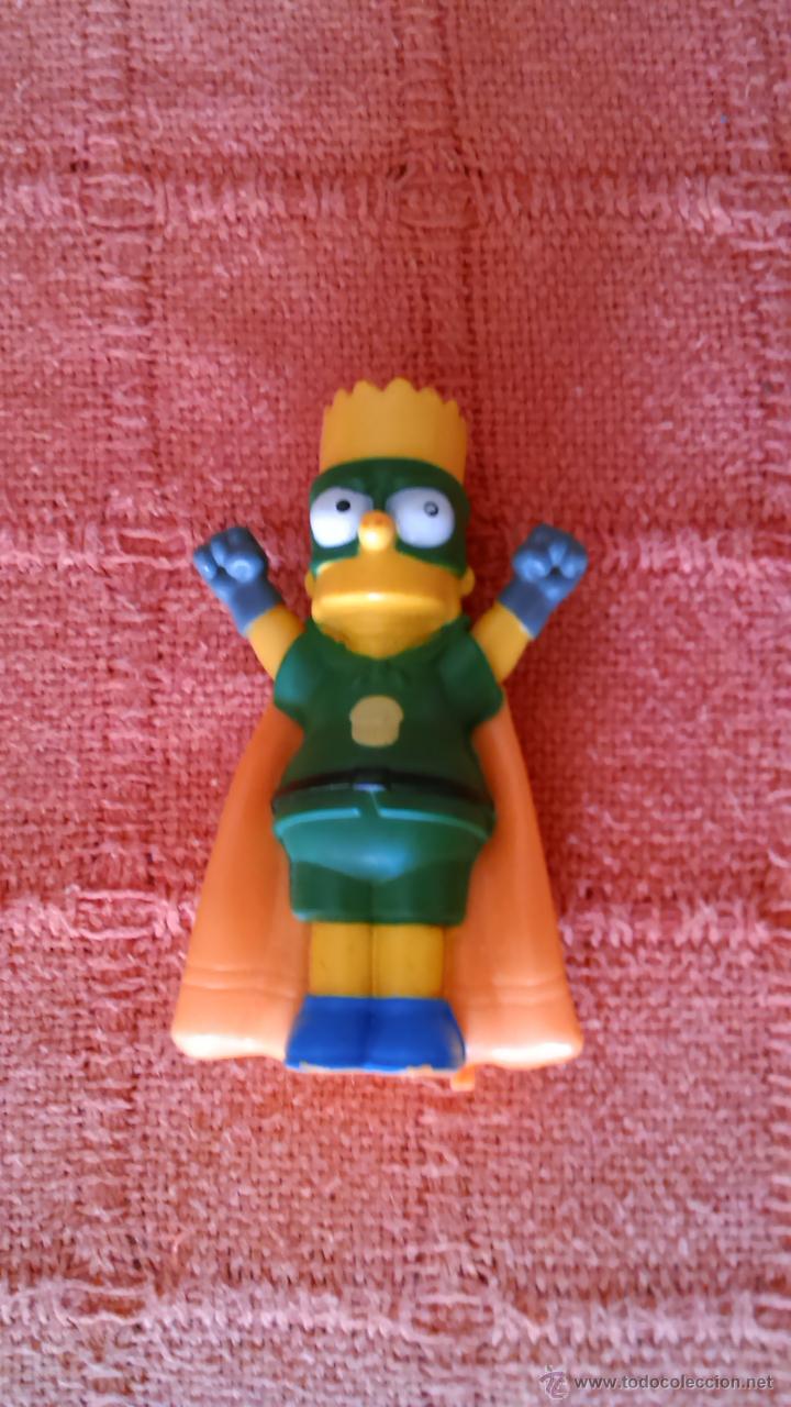 Juguetes antiguos y Juegos de colecci&oacute;n: Figura Bart Simpsons - Con luz- Los Simpson Burguer king (Burger)