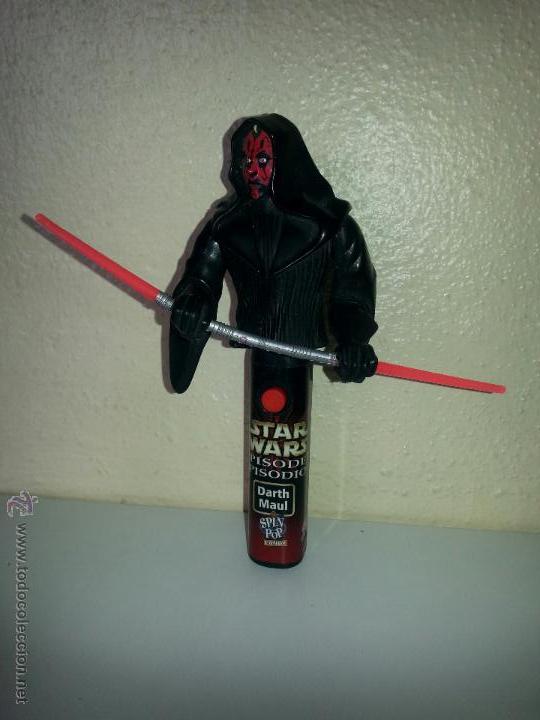 Juguetes antiguos y juegos de colecci&oacute;n: MU&Ntilde;ECO DE STAR WARS CON PILAS