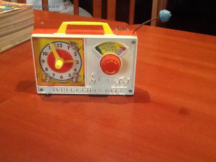 Giocattoli antichi e Giochi di collezione: Fischer price toys - caja musica - imitacion reloj despertador