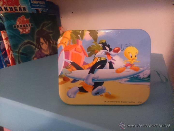 Jouets Anciens et Jeux de collection: lata de hojalata de piolin tweety se abre warner bross looney toones