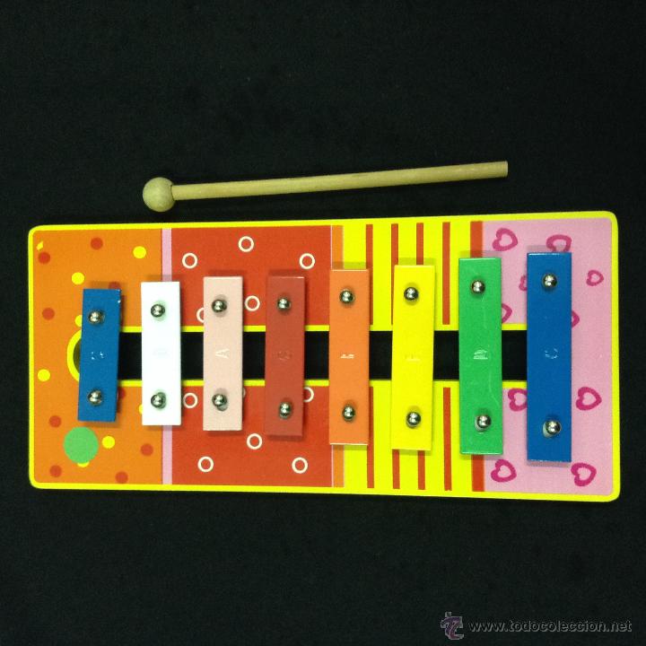 Jouets Anciens et Jeux de collection: Xilofono infantil - 30 x 14 - car57