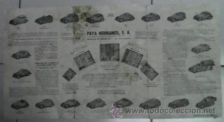 Juguetes antiguos y juegos de colecci&oacute;n: Folleto Pay&aacute; Hermanos, S.A. F&aacute;brica de juguetes IBI