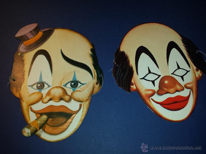 Juguetes antiguos y Juegos de colecci&oacute;n: CARETAS PAYASOS - KIOSKO A&Ntilde;OS 70