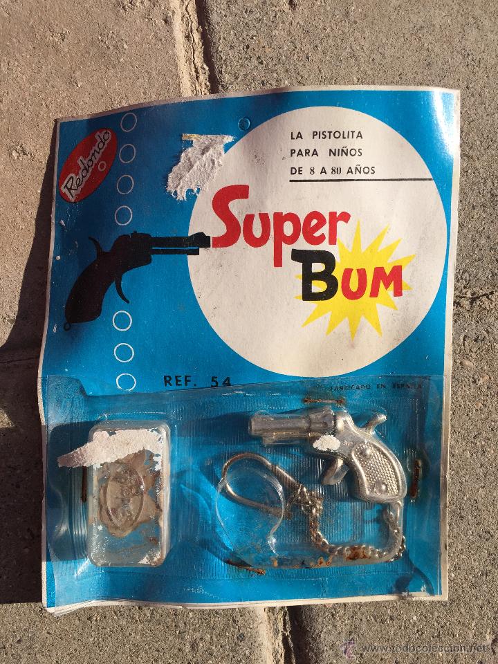 Juguetes antiguos y Juegos de colecci&oacute;n: PISTOLITA DE REDONDO SUPER BUM