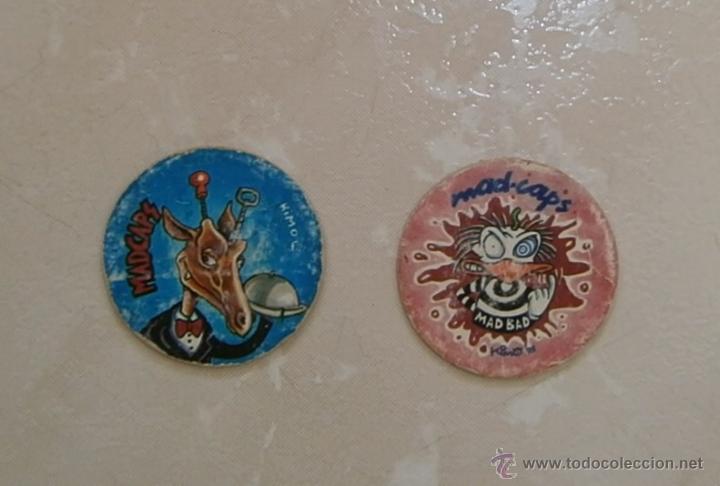 Juguetes antiguos y Juegos de colecci&oacute;n: LOTE 2 TAZOS N&ordm; 3 Y 81. MAD CAPS. SUPER TAZO / WORLD / COLECCIONISTAS / COLECCIONISTA / JUGUETES