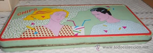 Juguetes antiguos y juegos de colecci&oacute;n: ESTUCHE PLUMIER DE LATA
