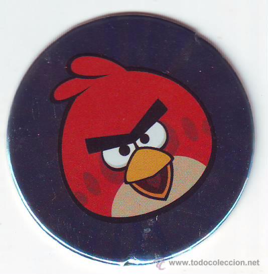 Juguetes antiguos y Juegos de colecci&oacute;n: TAZO CAPS ANGRY BIRDS.E-MAX.ROVIO.A&Ntilde;O 2012.NR.126.METALIZADO.VER FOTO ADICIONAL.