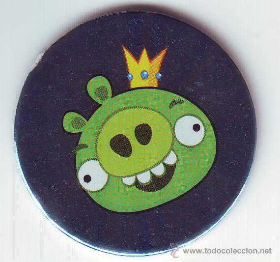 Juguetes antiguos y Juegos de colecci&oacute;n: TAZO CAPS ANGRY BIRDS.E-MAX.ROVIO.A&Ntilde;O 2012.NR.148.METALIZADO.VER FOTO ADICIONAL.