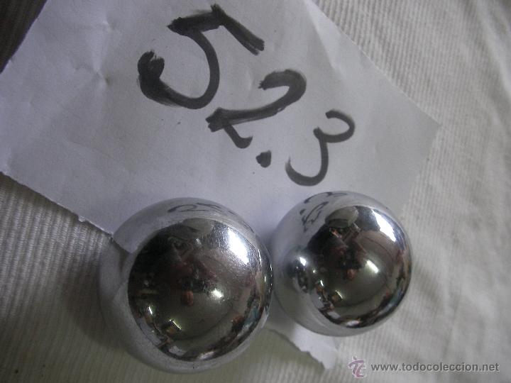Brinquedos antigos e Jogos de cole&ccedil;&atilde;o: BOLAS DE ACERO CON SONIDO PARA RELAJACION MANUAL