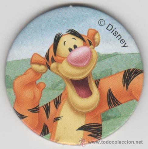 Juguetes antiguos y juegos de colecci&oacute;n: COLECCI&Oacute;N TAZOS WALT DISNEY WINNIE THE POOH TAZO CART&Oacute;N CAPS POGS TIGGER SERIE ANIMACI&Oacute;N