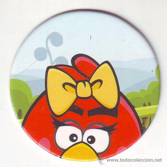 Juguetes antiguos y Juegos de colecci&oacute;n: TAZO CAPS ANGRY BIRDS.E-MAX.ROVIO.A&Ntilde;O 2012.NR.52.VER FOTO ADICIONAL.