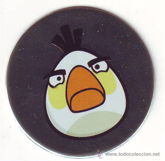 Juguetes antiguos y Juegos de colecci&oacute;n: TAZO CAPS ANGRY BIRDS.E-MAX.ROVIO.A&Ntilde;O 2012.NR.139.METALIZADO.VER FOTO ADICIONAL.