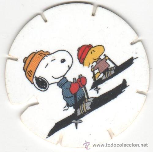 Juguetes antiguos y Juegos de colecci&oacute;n: COLECCI&Oacute;N TAZOS GREFUSA SNOOPY CAPS COLLECTION TAZO CAPS POGS N&Uacute;MERO 14 SERIE ANIMACI&Oacute;N A&Ntilde;O 2002