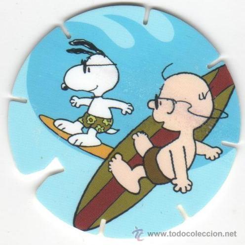 Juguetes antiguos y Juegos de colecci&oacute;n: COLECCI&Oacute;N TAZOS GREFUSA SNOOPY CAPS COLLECTION TAZO CAPS POGS N&Uacute;MERO 8 SERIE ANIMACI&Oacute;N A&Ntilde;O 2002