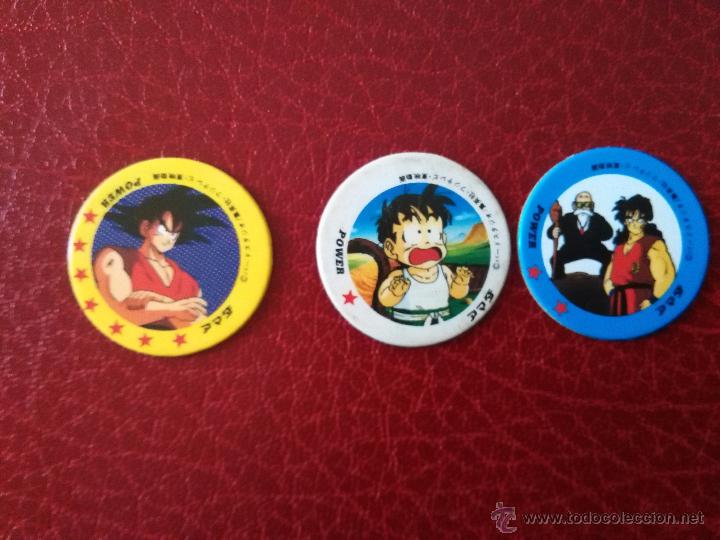 Altes Spielzeug und Spiele: tazos japoneses menko romenko caps pogs dragon ball z bola de dragon