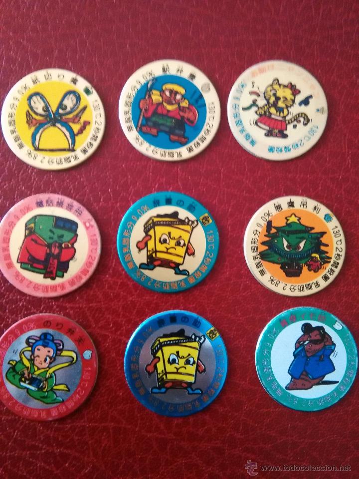 Giocattoli antichi e Giochi di collezione: tazos japoneses menko romenko caps pogs monsters monstruos y dioses