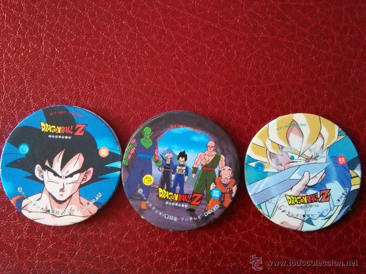 Altes Spielzeug und Spiele: tazos japoneses menko romenko caps pogs dragon ball bola de dragon