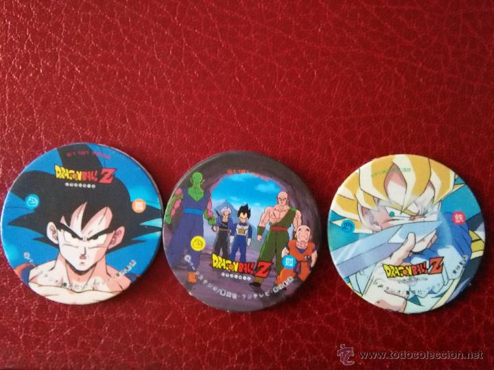Juguetes antiguos y Juegos de colecci&oacute;n: tazos japoneses menko romenko caps pogs dragon ball bola de dragon