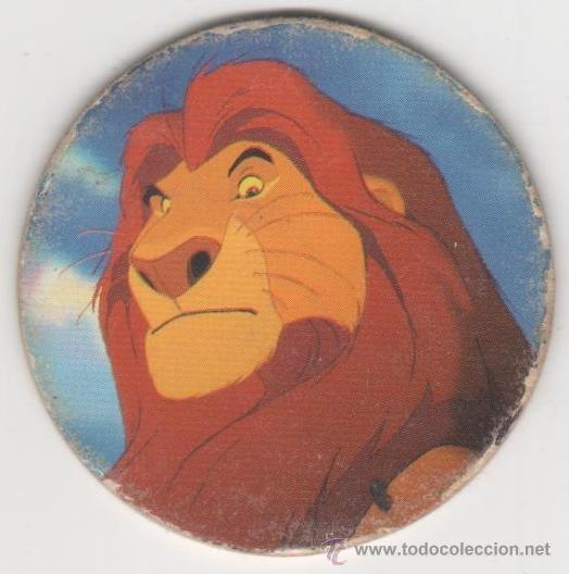 Juguetes antiguos y Juegos de colecci&oacute;n: COLECCI&Oacute;N TAZOS PANINI DISNEY EL REY LE&Oacute;N THE LION KING VERSI&Oacute;N INGL&Eacute;S TAZO CAPS POGS N&Uacute;MERO 2