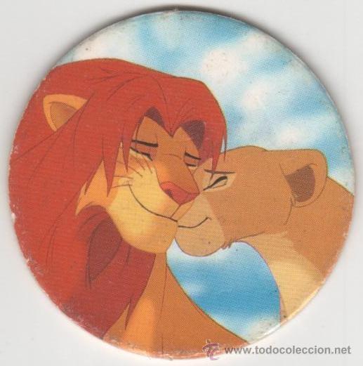 Juguetes antiguos y Juegos de colecci&oacute;n: COLECCI&Oacute;N TAZOS PANINI DISNEY EL REY LE&Oacute;N LE ROI LION VERSI&Oacute;N FRANC&Eacute;S TAZO CAPS POGS N&Uacute;MERO 35