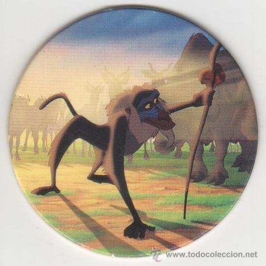 Juguetes antiguos y Juegos de colecci&oacute;n: COLECCI&Oacute;N TAZOS PANINI DISNEY EL REY LE&Oacute;N LE ROI LION VERSI&Oacute;N FRANC&Eacute;S TAZO CAPS POGS N&Uacute;MERO &acute;3