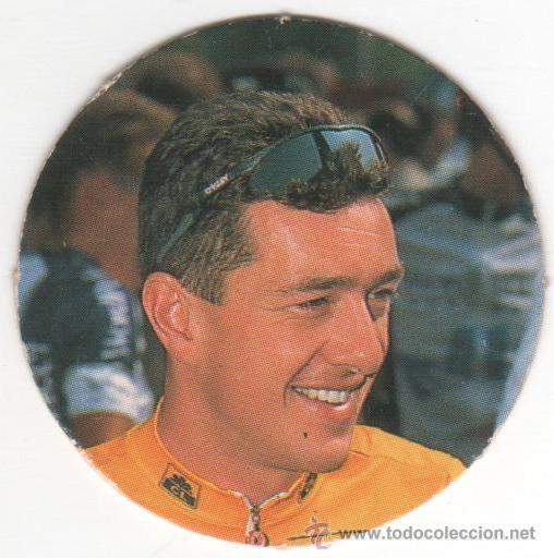 Juguetes antiguos y juegos de colecci&oacute;n: COLECCI&Oacute;N TAZOS DIARIO EL PA&Iacute;S CICLITAZOS TAZO CAPS POGS N&Uacute;M 13 CHRIS BOARDMAN INGLATERRA CICLISMO