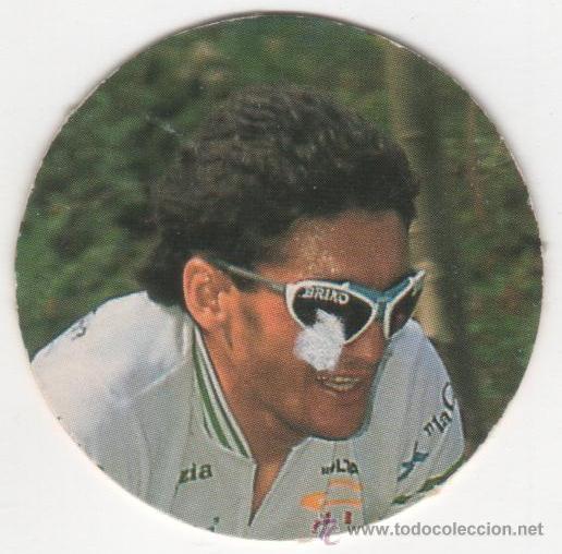 Juguetes antiguos y juegos de colecci&oacute;n: COLECCI&Oacute;N TAZOS DIARIO EL PA&Iacute;S CICLITAZOS TAZO CAPS POGS N&Uacute;MERO 3 CLAUDIO CHIAPPUCCI ITALIA CICLISMO