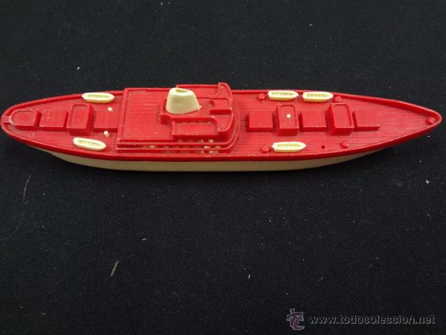 Jouets Anciens et Jeux de collection: antiguo barco de plastico - 21 cm- car63