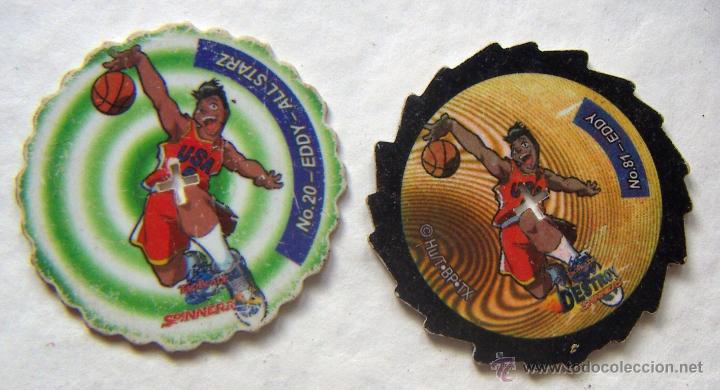 Juguetes antiguos y juegos de colecci&oacute;n: Lote de 2 Tazos usados