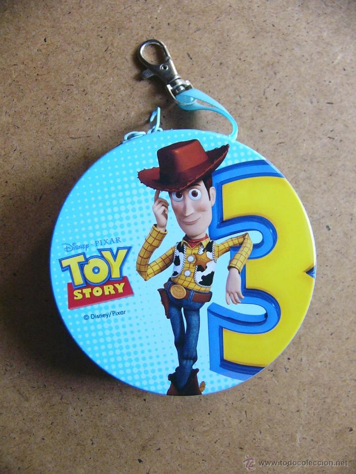 Juguetes antiguos y Juegos de colecci&oacute;n: Caja cartera o monedero de metal de la pelicula Toy Story 3 con Woody y Buzz - Firmada Disney Pixar