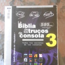 Juguetes antiguos y Juegos de colección: LA BIBLIA DE LOS TRUCOS DE CONSOLA 3.SATURN,NINTENDO 64,PLAYSTATION.