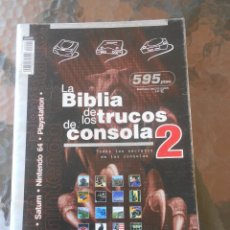 Juguetes antiguos y Juegos de colección: LA BIBLIA DE LOS TRUCOS DE CONSOLA 2.SATURN,NINTENDO 64,PLAYSTATION.