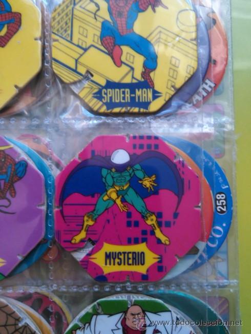 Jouets Anciens et Jeux de collection: spiderman cap tazo pog slammer caps pogs tazo slammers menko menkos