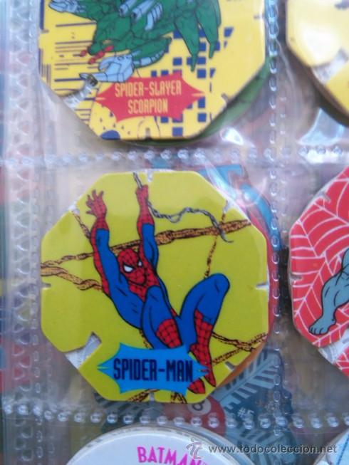 Giocattoli antichi e Giochi di collezione: spiderman cap tazo pog slammer caps pogs tazo slammers menko menkos