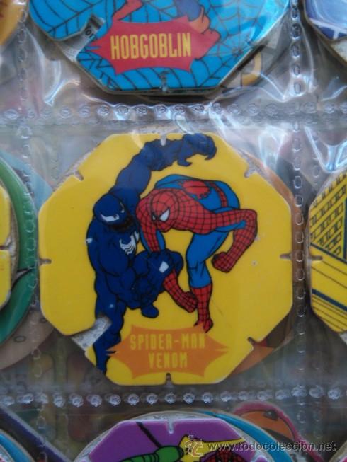 Jouets Anciens et Jeux de collection: spiderman cap tazo pog slammer caps pogs tazo slammers menko menkos