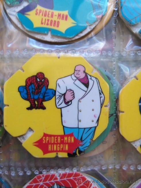 Jouets Anciens et Jeux de collection: spiderman cap tazo pog slammer caps pogs tazo slammers menko menkos