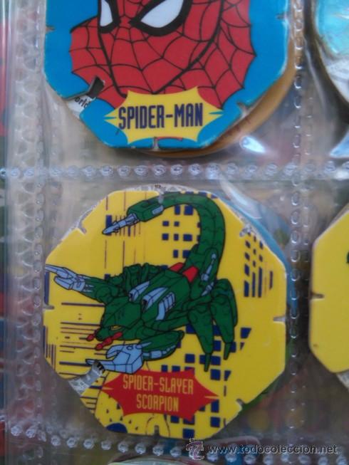 Jouets Anciens et Jeux de collection: spiderman cap tazo pog slammer caps pogs tazo slammers menko menkos