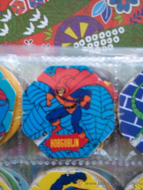 Juguetes antiguos y juegos de colecci&oacute;n: spiderman cap tazo pog slammer caps pogs tazo slammers menko menkos