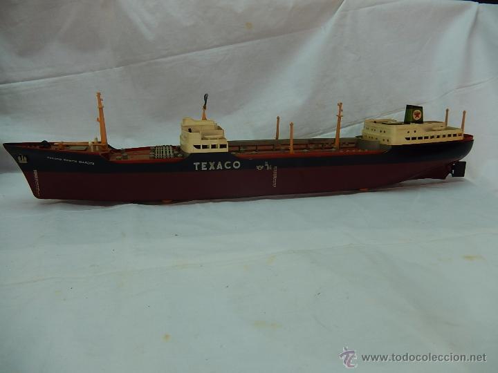 Juguetes antiguos y juegos de colecci&oacute;n: Buque cisterna. S.S. Texaco North Dakota. A&ntilde;os 60.