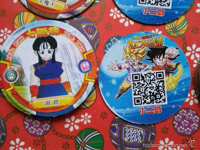 Juguetes antiguos y Juegos de colecci&oacute;n: tazo cap pog slammer menko dragon ball bola de dragon goku